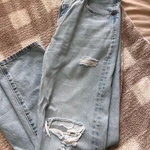 Levi's Light Blue Distressed Women Jeans